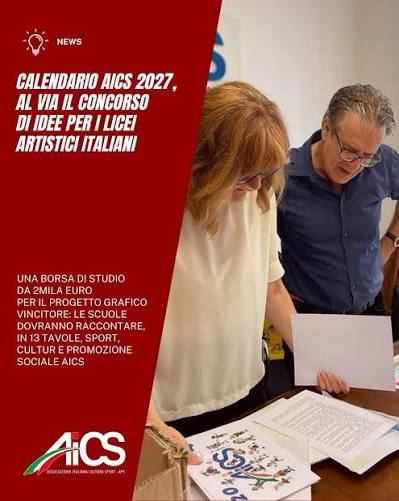 Calendario AiCS 2027: al via il concorso di idee per i Licei Artistici italiani